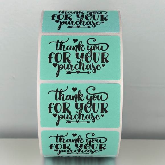 Thank You For Your Purchase Stickers – Small Business Packaging Labels 2" - Picture 3 of 11